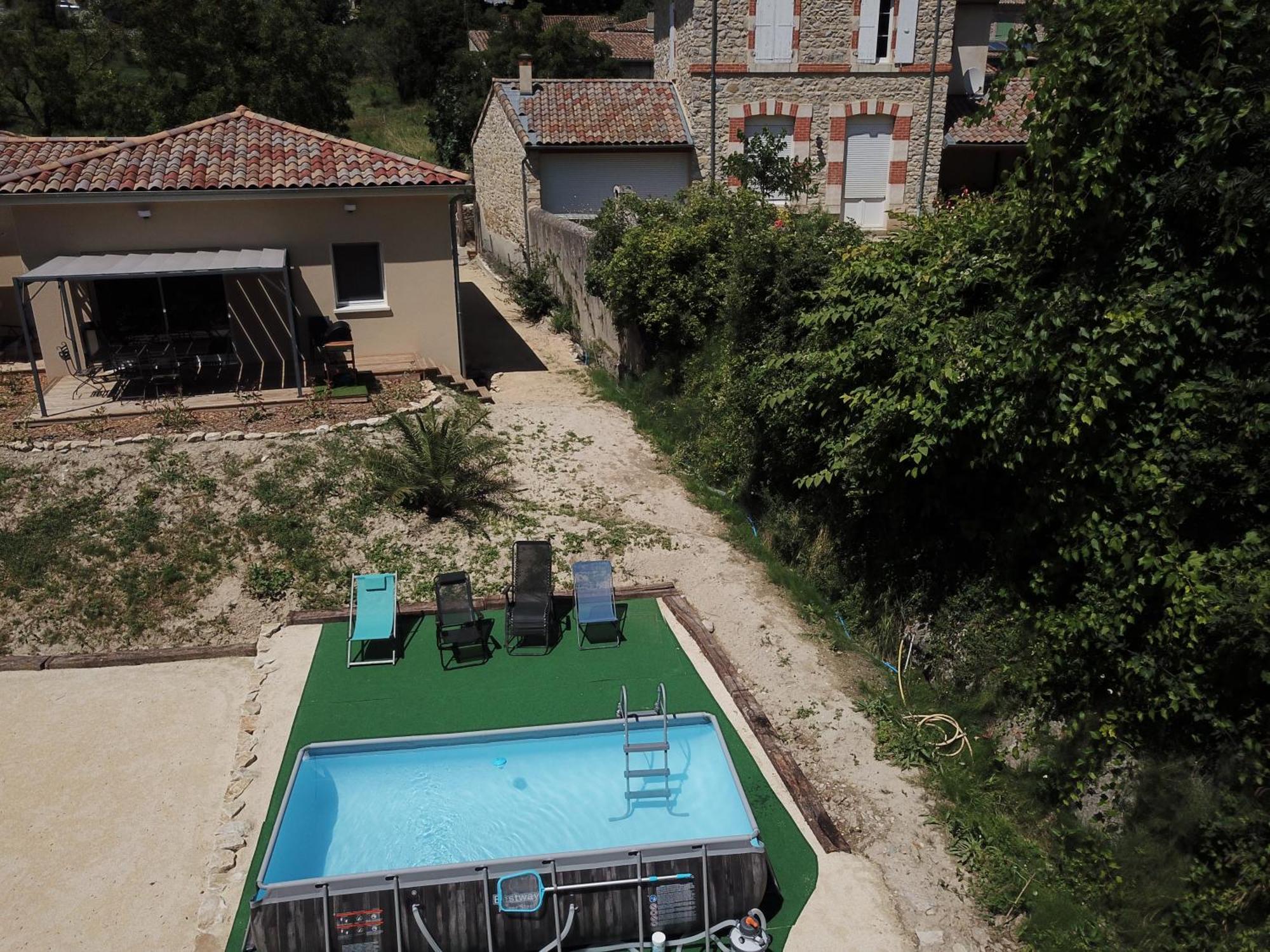 Вилла Gite Le Chaudron 1 A 7Pers Avec Piscine Montclar-sur-Gervanne Экстерьер фото